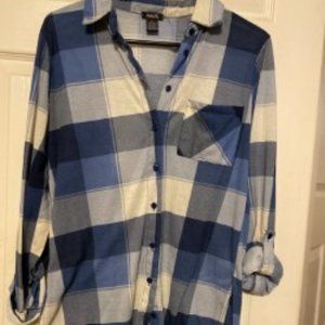 Rue 21 Plaid Blue